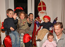 Alle kinderen op het feest